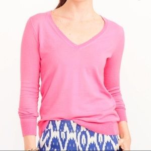 Pink Vneck Sweater